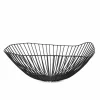 Obstschale Cesira Metall schwarz 39cm