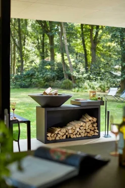 Ofyr Grill Island Black 85 Keramik dunkelgrau
