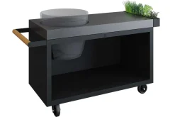 Ofyr Kamado Table Black Beton B 135 cm