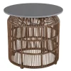 Outdoor-Beistelltisch Pamir braun