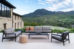 Outdoor Couchtisch Jack Teak schwarz
