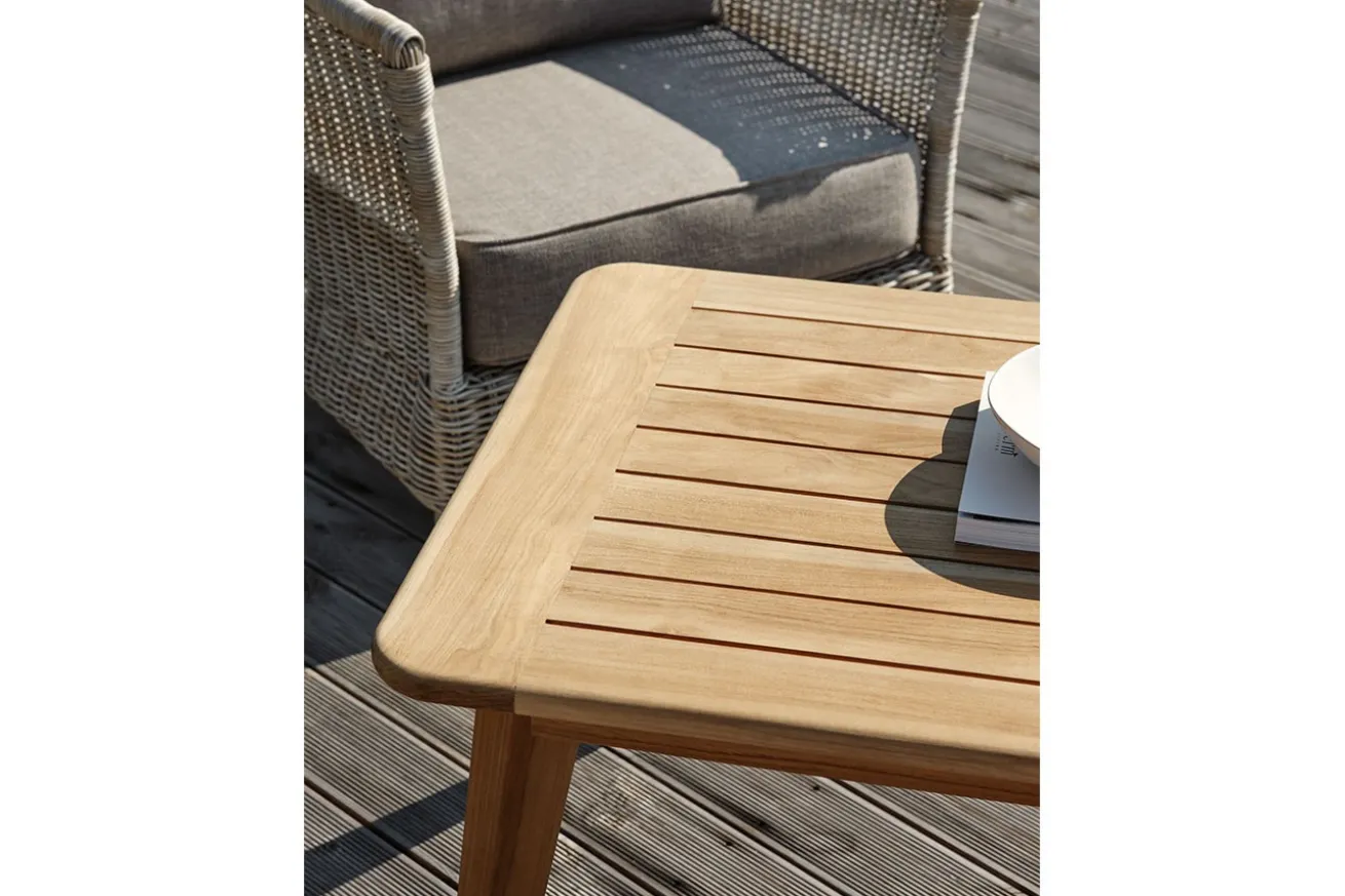 Outdoor Couchtisch Lilja Teak natur