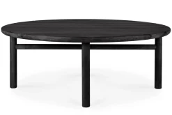 Outdoor Couchtisch Quatro Teak schwarz
