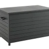 Outdoor Kissenbox Gäster schwarz matt