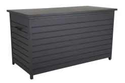 Outdoor Kissenbox Gäster schwarz matt