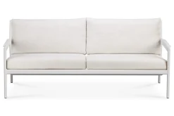 Outdoorsofa Jack Aluminium weiß