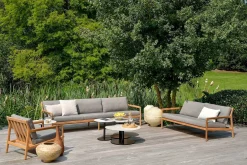 Outdoorsofa Jack Teak mokka 265 cm