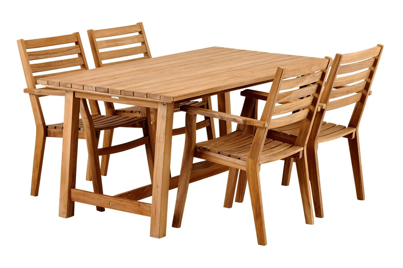 Outdoorstuhl Keros Teak natur
