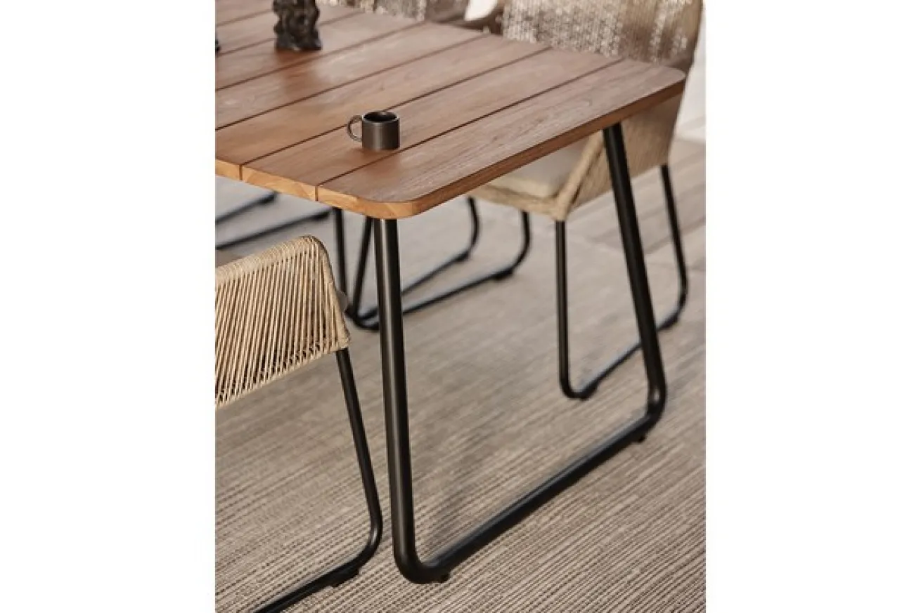 Outdoortisch Nolli Teak natur 175cm