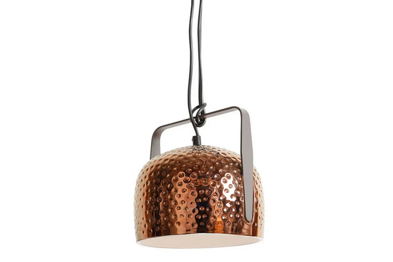 Pendelleuchte Bag bronze groß