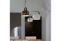 Pendelleuchte Bag glatt weiß klein