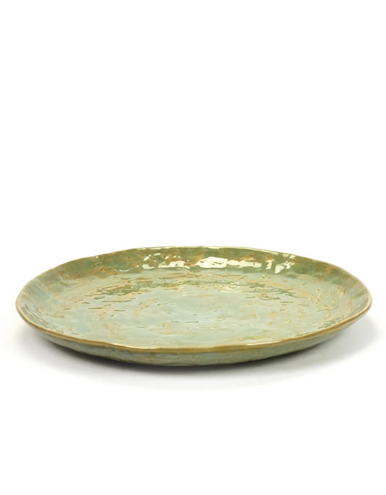 Platzteller Steingut seegrün D 28 cm