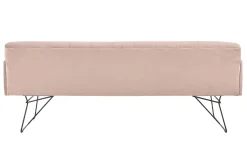 Polsterbank mit Armlehnen Sinfonie Samt rosa