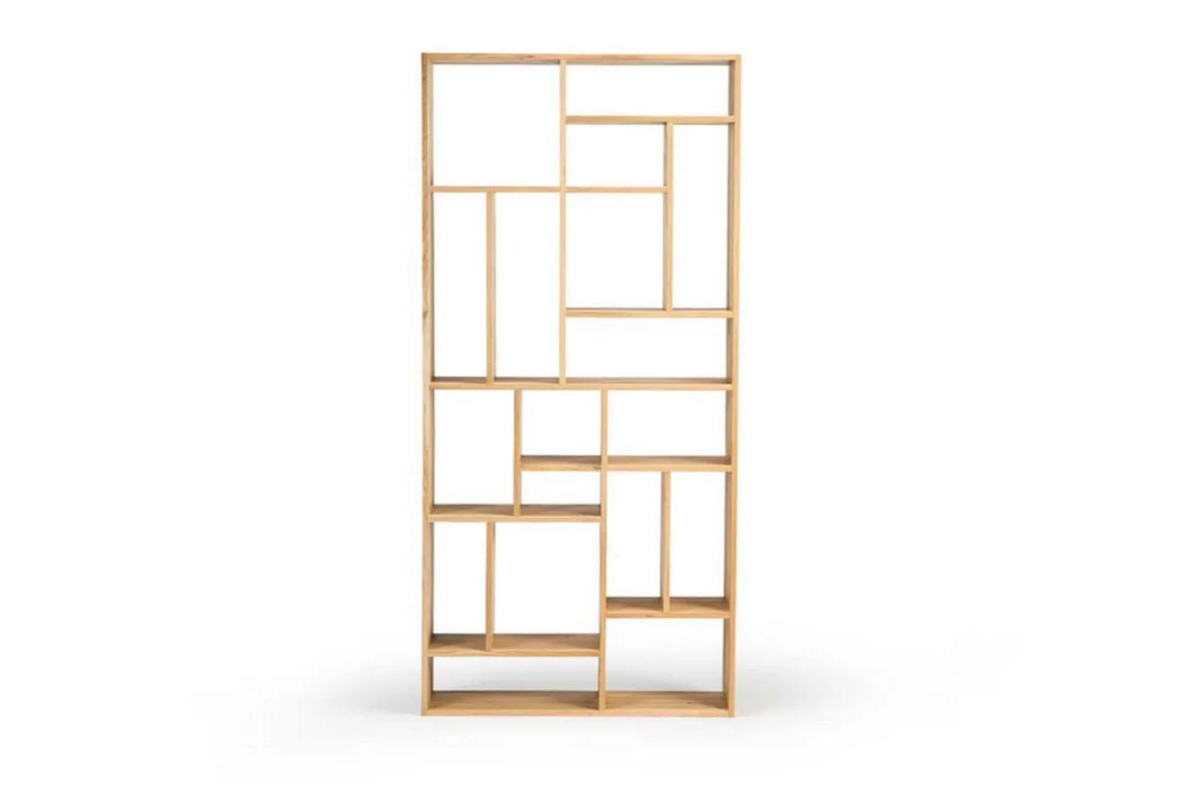Regal M Eiche massiv H 219 cm