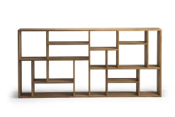 Regal M Teak massiv H 219 cm