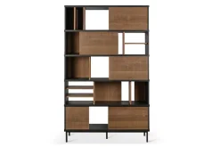 Regal Oscar Teak massiv H 195 cm