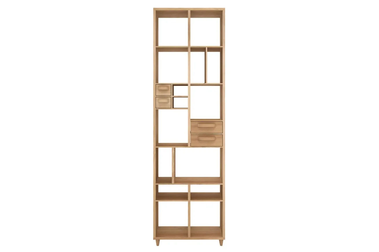 Regal Pirouette Eiche massiv H 200 cm
