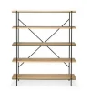 Regal Rise Eiche Metall H 165 cm