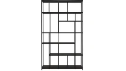 Regal Studio Teak Metall H 205 cm