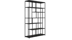Regal Studio Teak Metall H 205 cm
