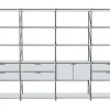 Regalwand System 180 lichtgrau B 291 cm
