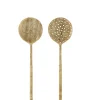 Salatbesteck-Set Rattan Natur