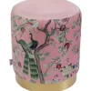 Samthocker Cherry Peacock 32 cm
