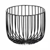 Schale Catu Metall schwarz niedrig