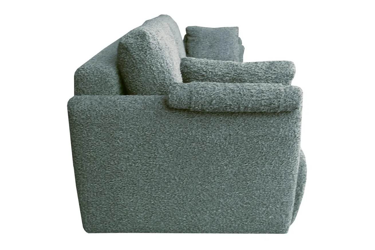 Schlafsofa Maddy Stoff hellblau