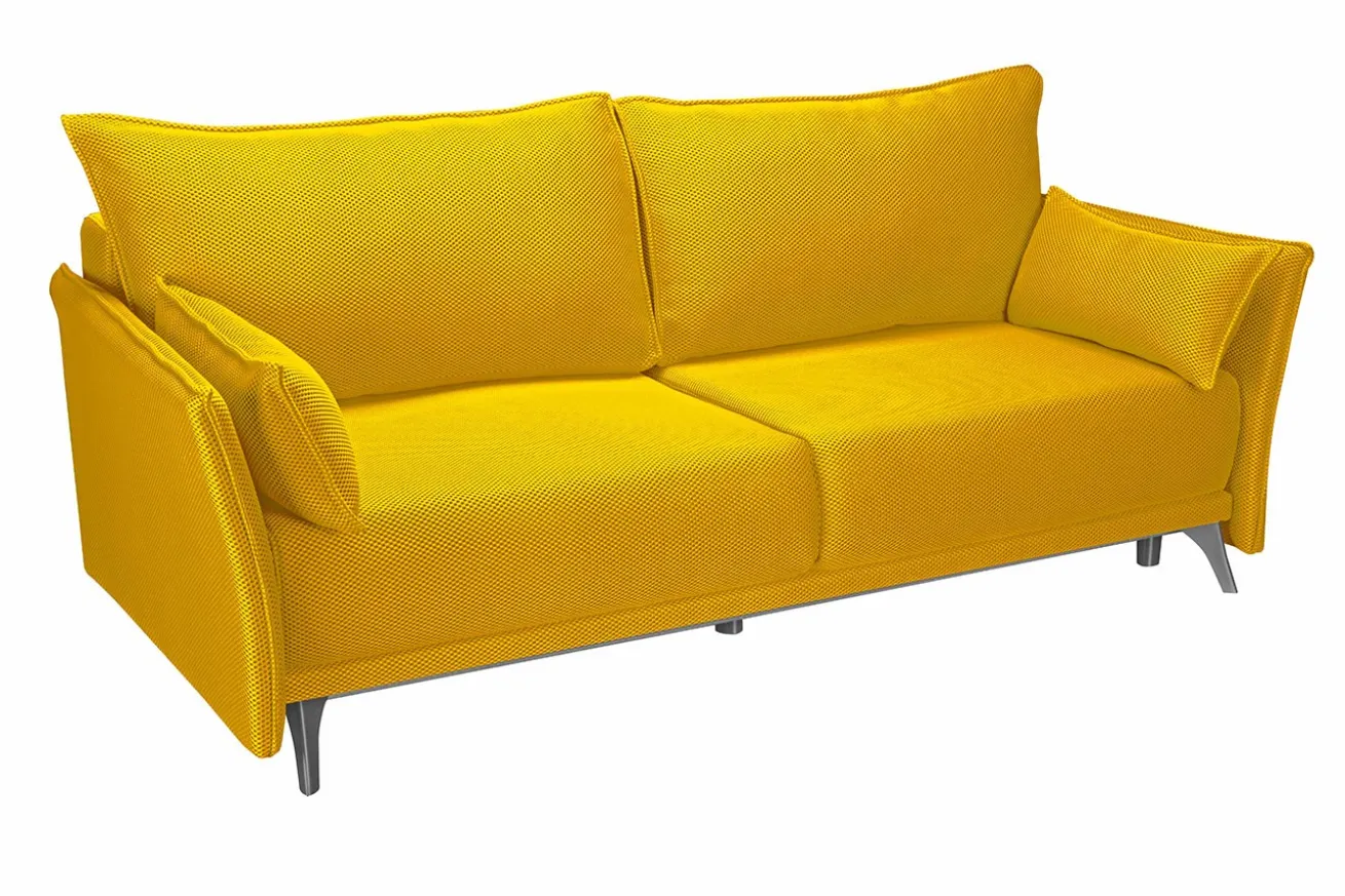 Schlafsofa Simona Stoff Senf