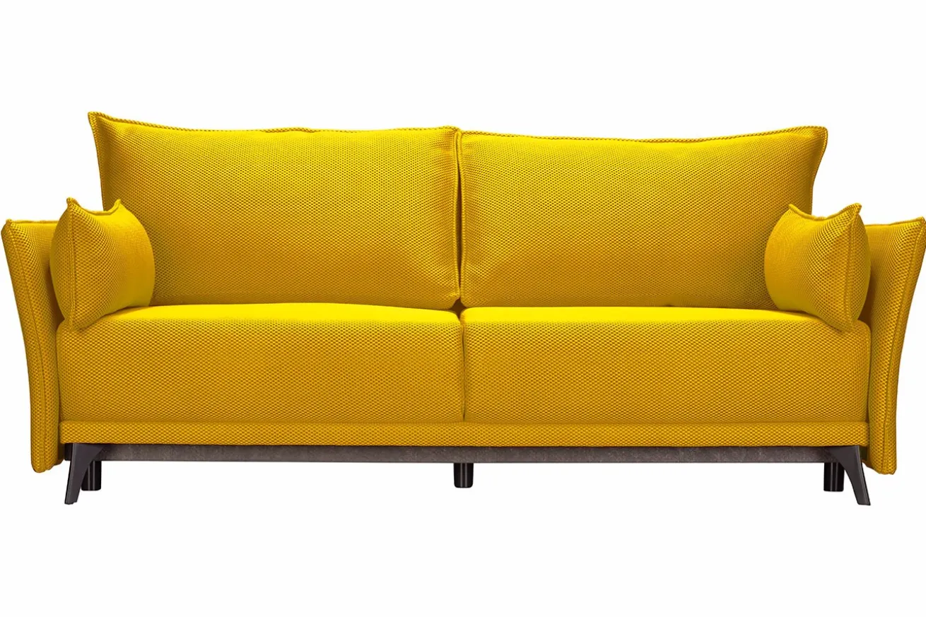 Schlafsofa Simona Stoff Senf
