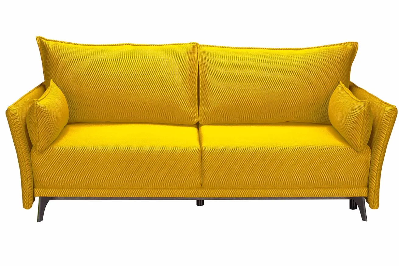 Schlafsofa Simona Stoff Senf