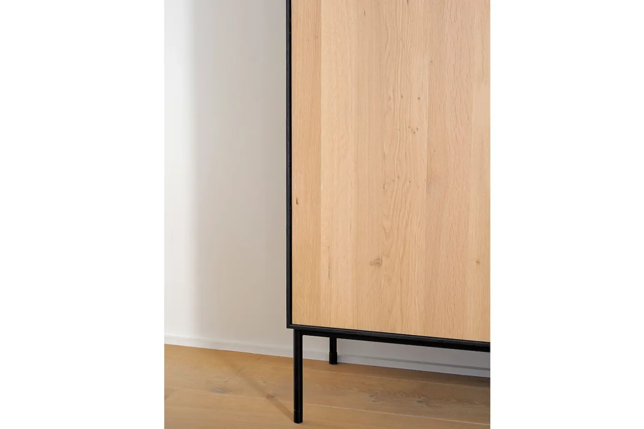 Schrank Blackbird Eiche massiv H 178 cm