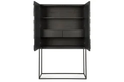 Schrank Graphic Teak massiv H 160 cm