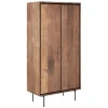 Schrank Metropole Teak Metall 180x90 cm