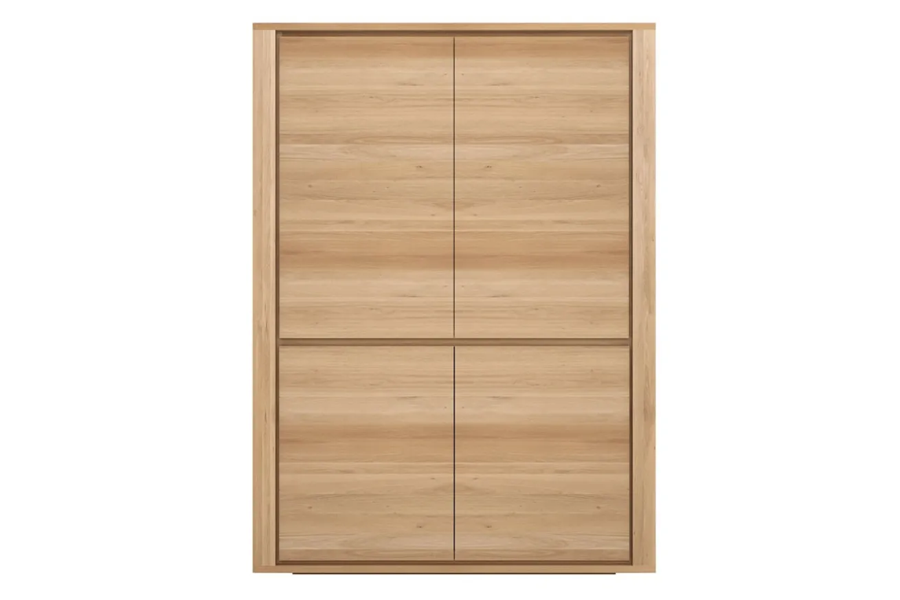 Schrank Shadow Eiche massiv H 160 cm