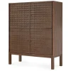 Schrank Sono Teak lackiert B 116 cm
