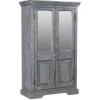 Schrank Vintage grau