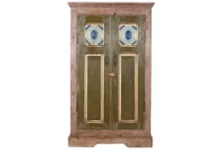 Schrank Vintage rosa grün