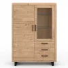 Schrank Woodstock rustikale Eiche 130cm