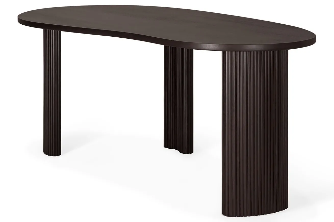 Schreibtisch Boomerang Mahagoni B 200 cm