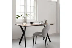 Schreibtisch Metropole Teak Metall B150 cm