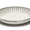 Servierschale Inku rund weiss klein