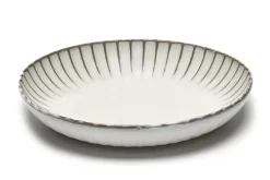 Servierschale Inku rund weiss klein