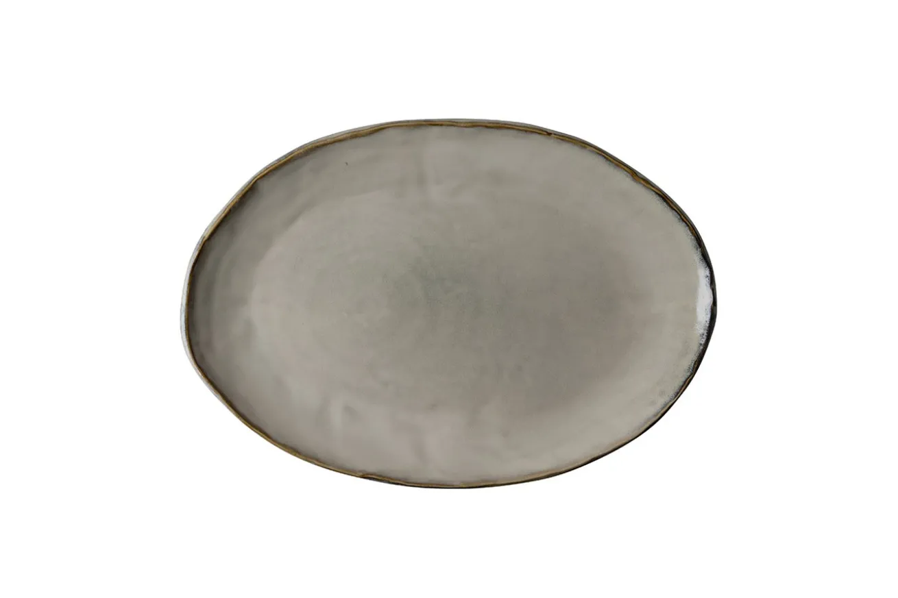 Servierteller Dutch Rose creme 40x28cm