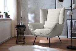Sessel Evelin Cord hellgrau