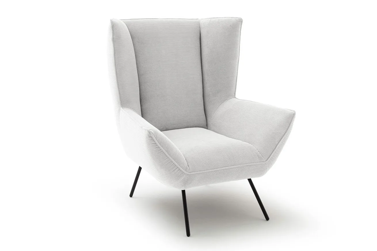 Sessel Evelin Cord weiss