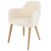 Sessel Flaminia Stoff weiß