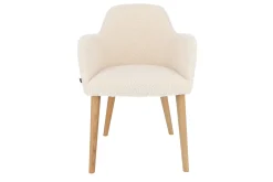 Sessel Flaminia Stoff weiß