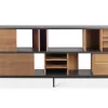 Sideboard Oscar Teak massiv B 224 cm